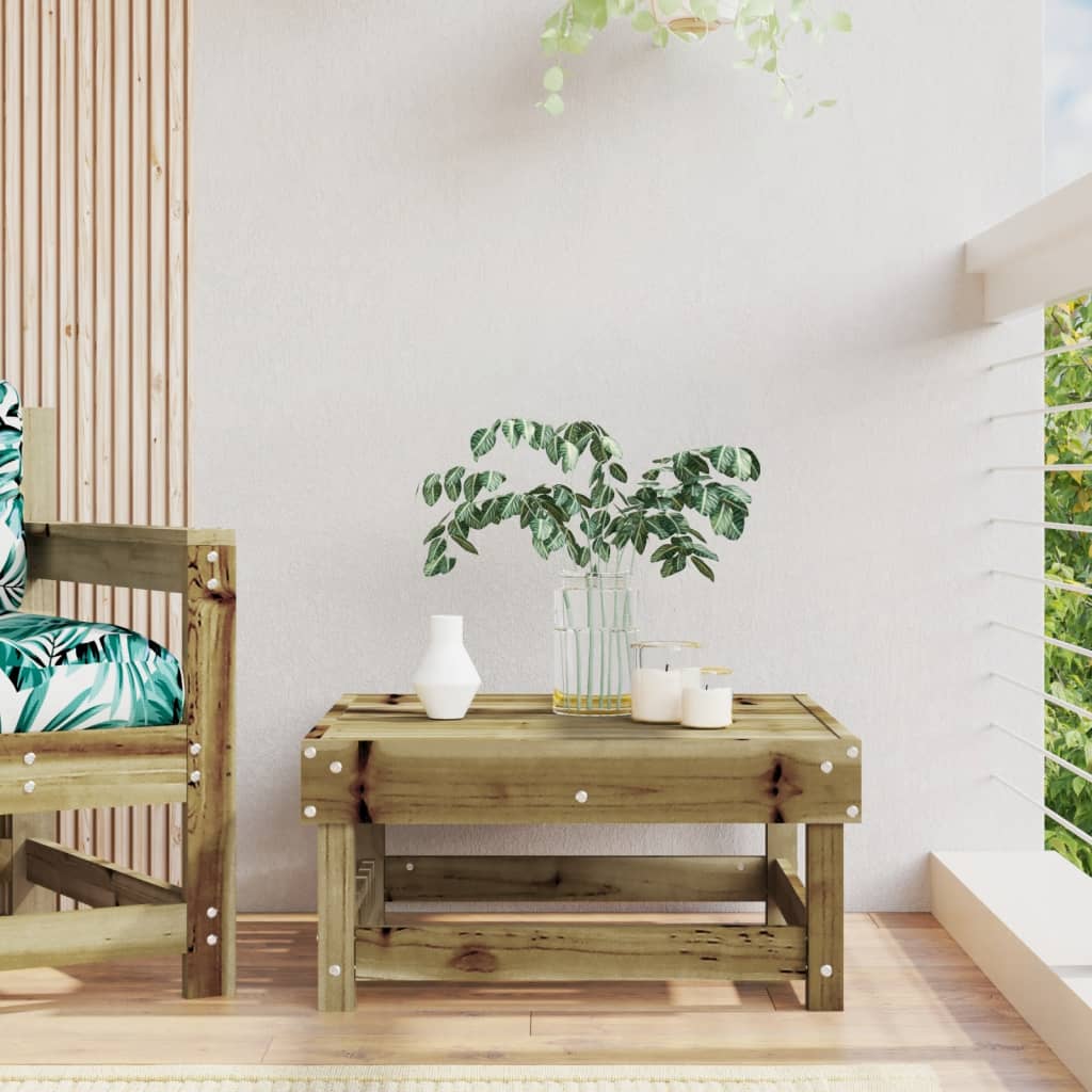 Haveskammel imprægneret fyrretræ - naturlig imprægnering, 1, fodskammel-2 - number 3.