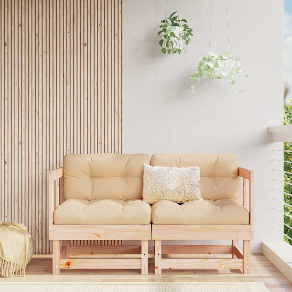 Kutni moduli za vrtnu garnituru 2 kom. puni bor - prirodni bor, 1, kutna garnitura (2 kom.) - number 1.