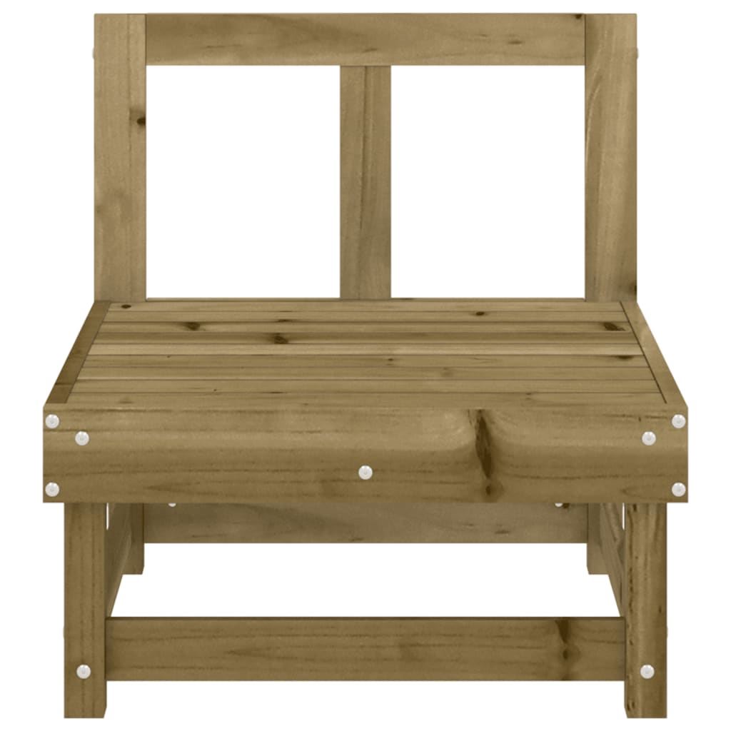 Središnji modul za vrtnu sofu impregnirana borovina - prirodna impregnacija, 1, središnja sofa - number 3.