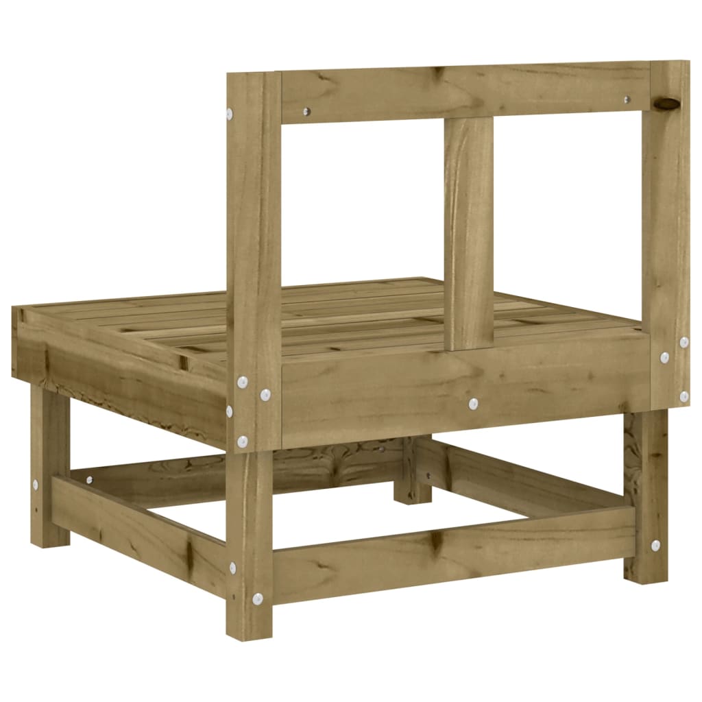 Središnji modul za vrtnu sofu impregnirana borovina - prirodna impregnacija, 1, središnja sofa - number 5.