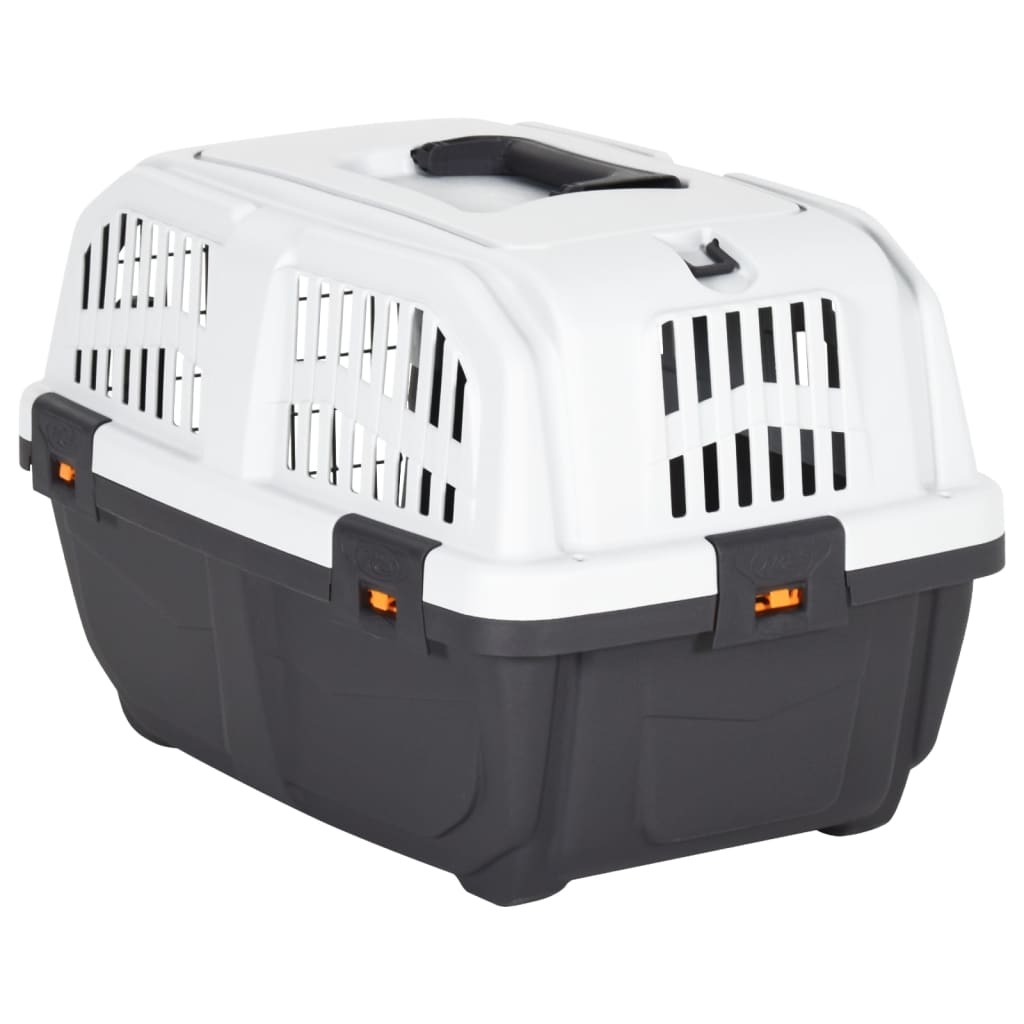 Cage de transport pour animaux de compagnie avec porte en métal 48x31,5x31cm polypropylène - number 6.