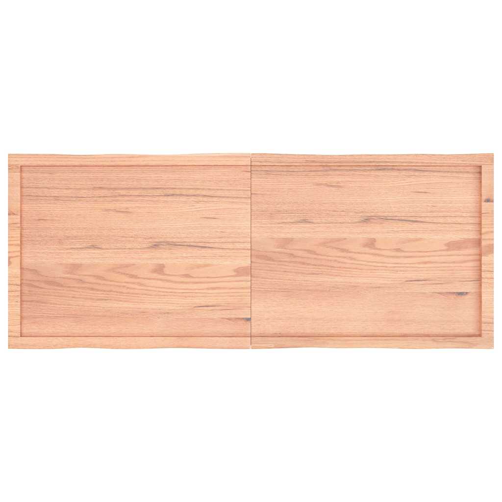 Bordplate 160x60x(2-6) cm naturlig kantbehandlet tre - lysebrun, 160 x 60 x 6 cm, 1 - number 4.