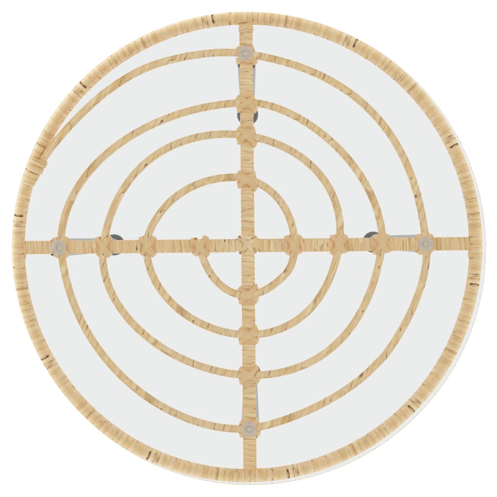 Vrtna blagovaonska stolna garnitura dijelovi od poliratana - smeđa, 5 - number 9.