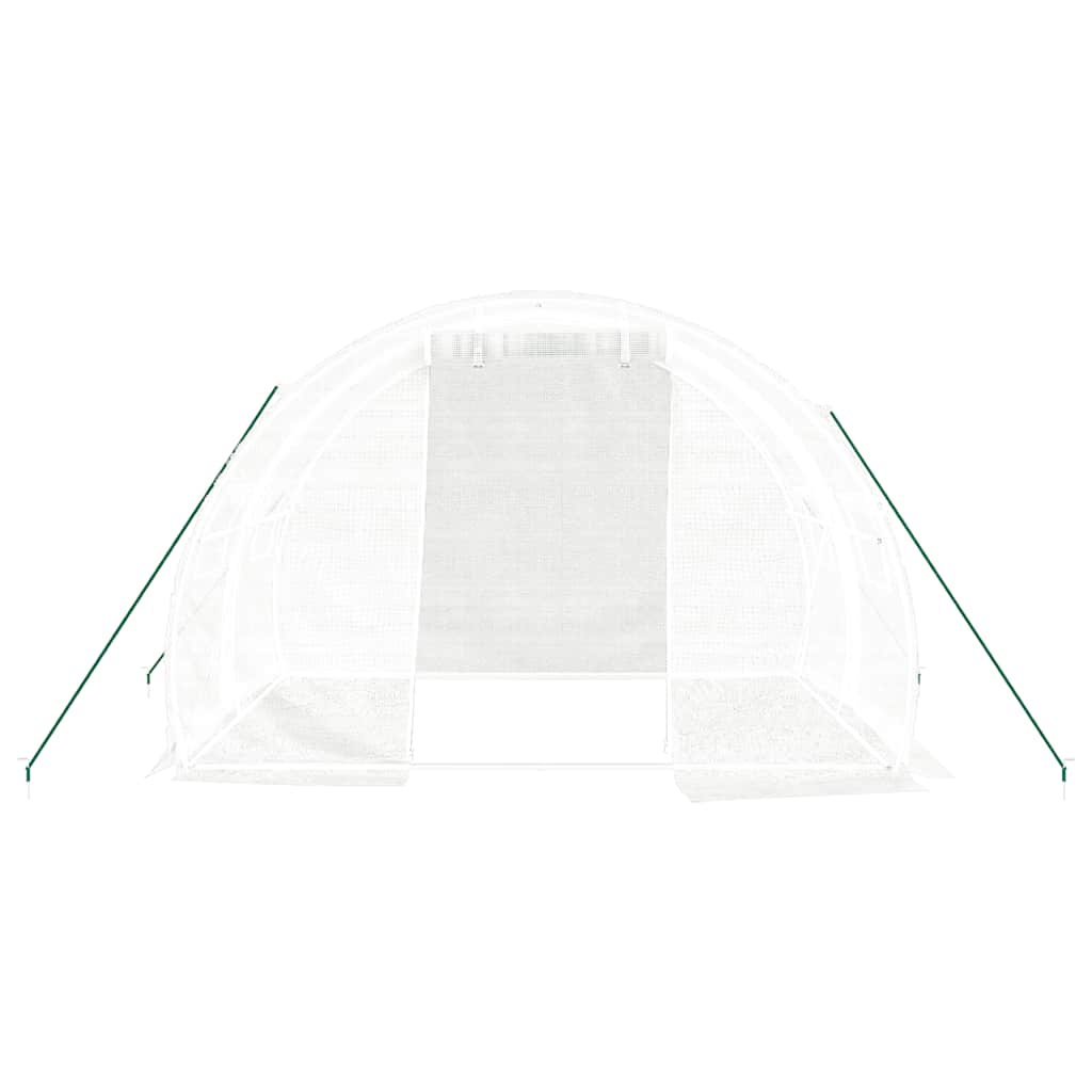 Greenhouse with steel frame 6 m² - white, 3 x 2 x 2 m, 1 - number 4.