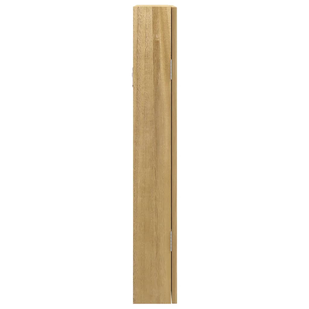 Wall-mounted jewelery cabinet with mirror 37.5x10x67 cm - brown, 37.5 x 10 x 76 cm, 1 - number 6.