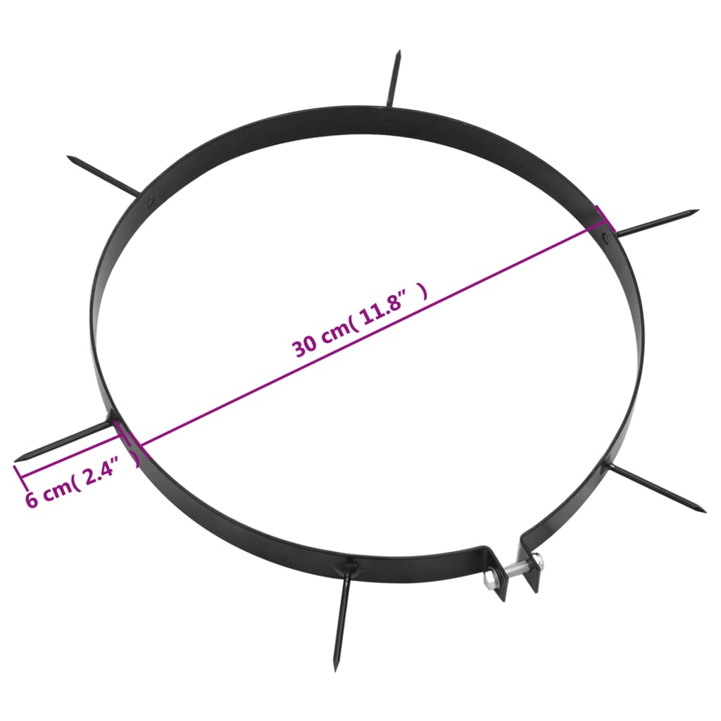 Oštrice za travnjake 5 računala. sa šiljcima ø 30 cm željezo - number 5.