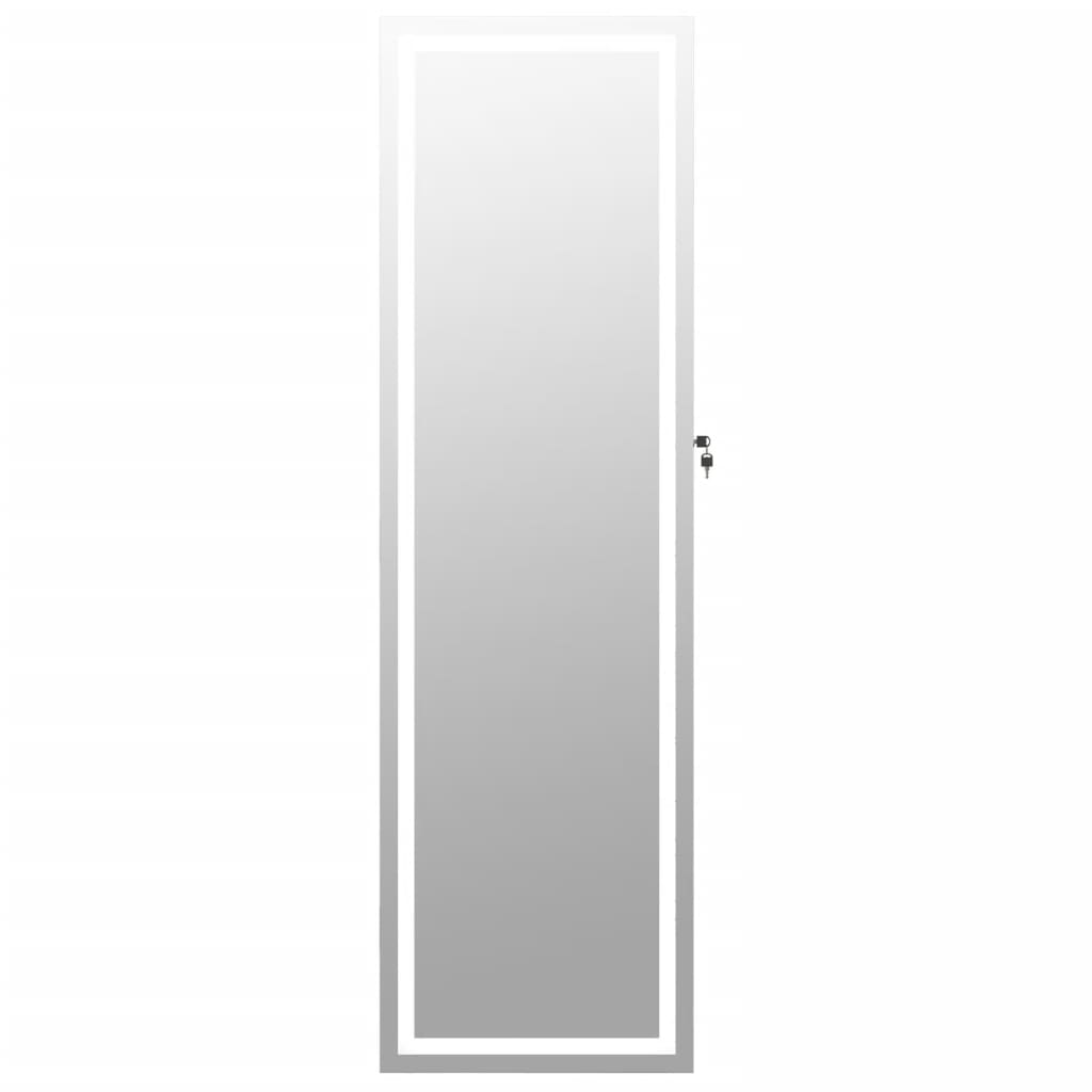 Wall-mounted mirror cabinet with led light - brown, 1 - number 5.