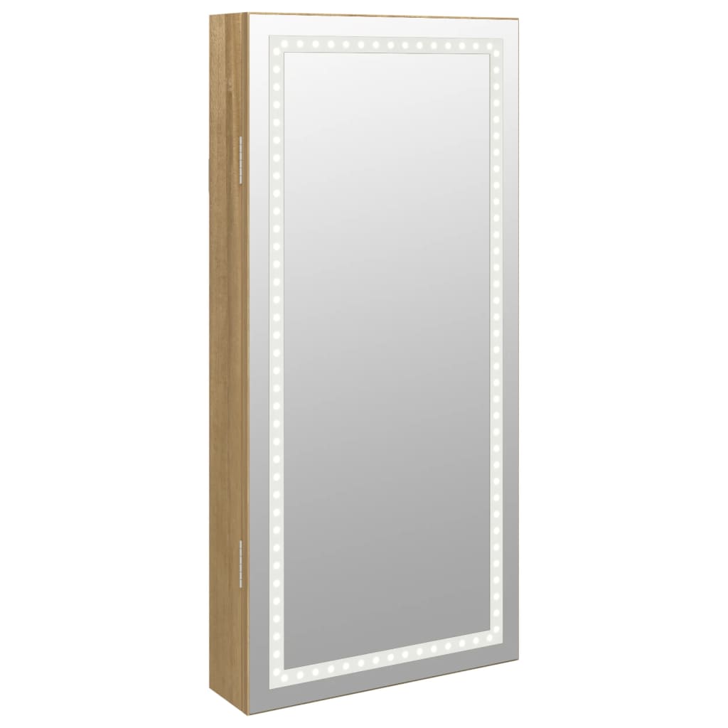 Armoire de toilette murale avec éclairage led - marron, 1 - number 2.