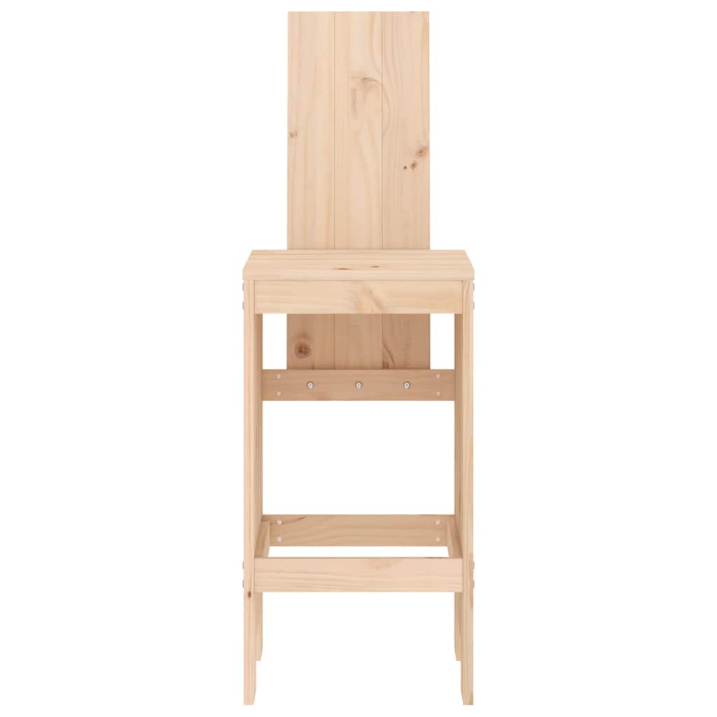 Barske stolice kom. puni bor - bor sivi, 40 x 42 x 120 cm, 2 - number 4.