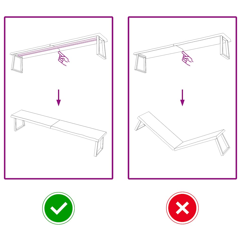 Półka ścienna 220x40x(2-4) cm dąb lity impregnowany - ciemny brąz, 220 x 40 x 4 cm, 1 - number 6.