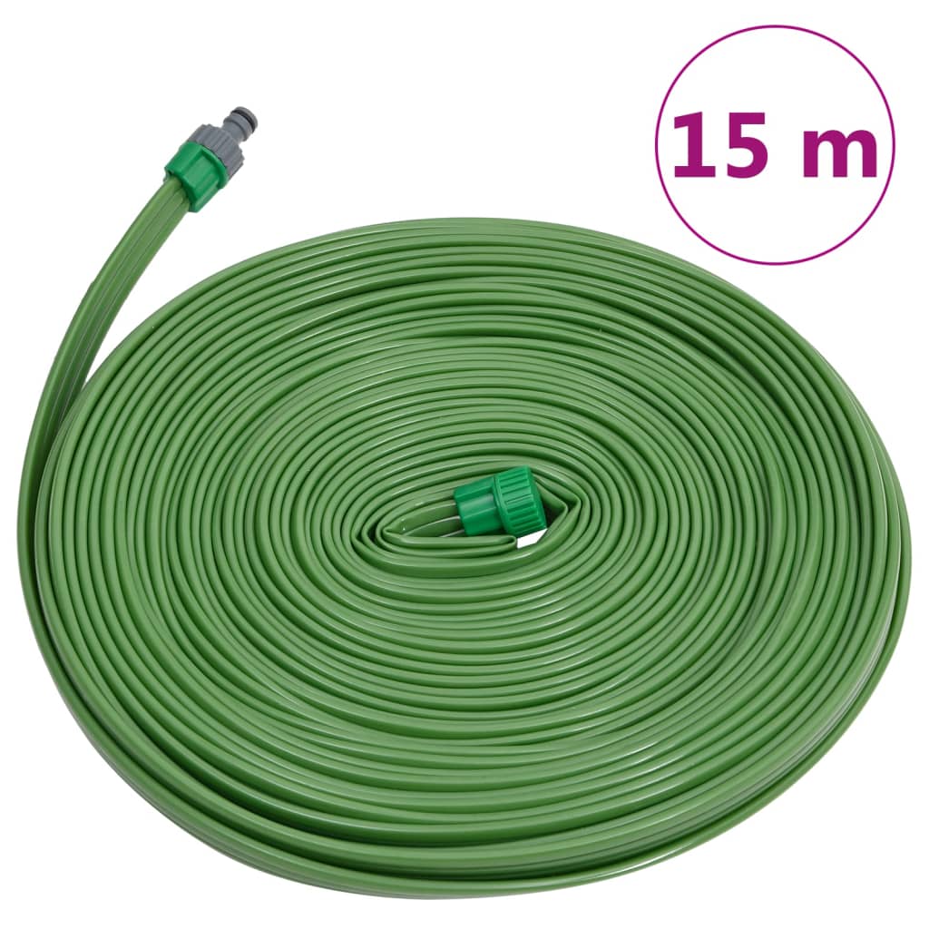 Sprinkler crijevo 3 cijevi pvc zelena - 15m - number 7.