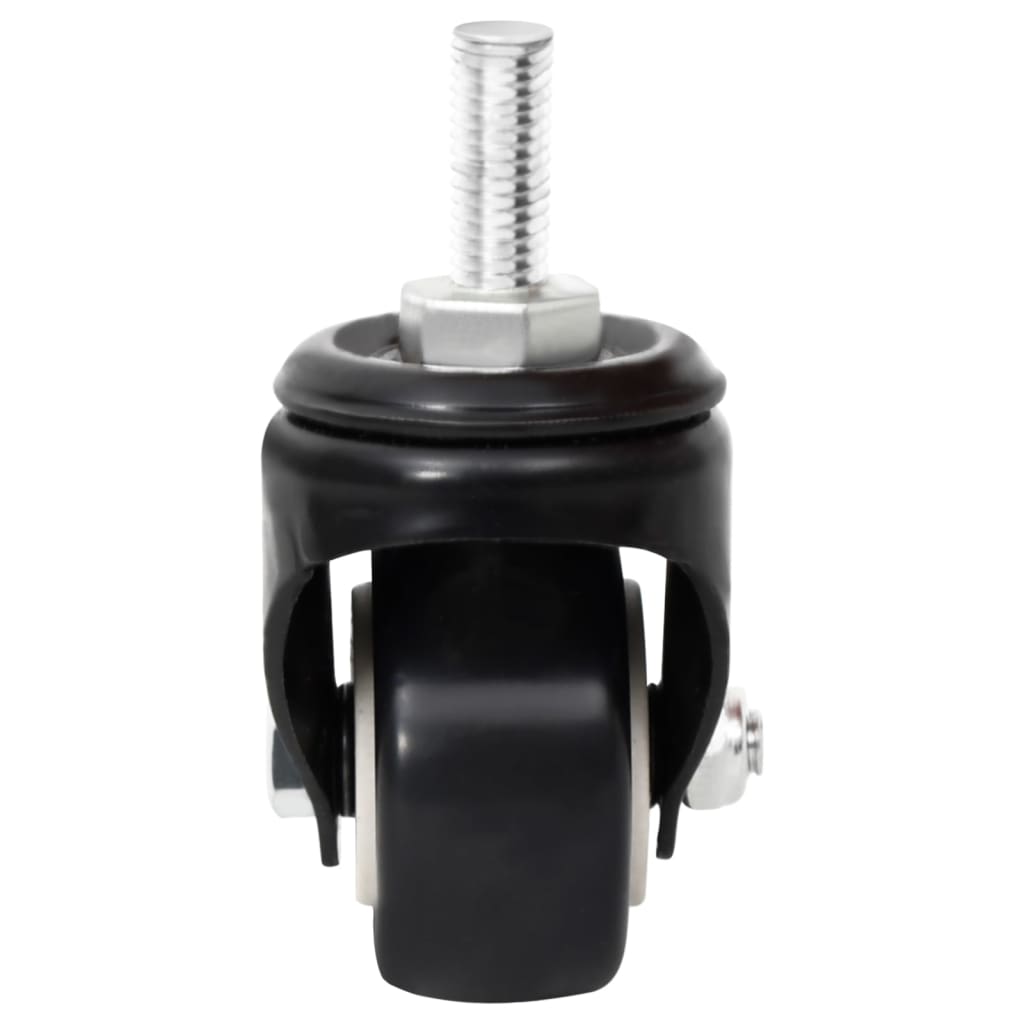 Wheels for plant box 4 pcs. 8x3.5x8 cm iron black - number 5.