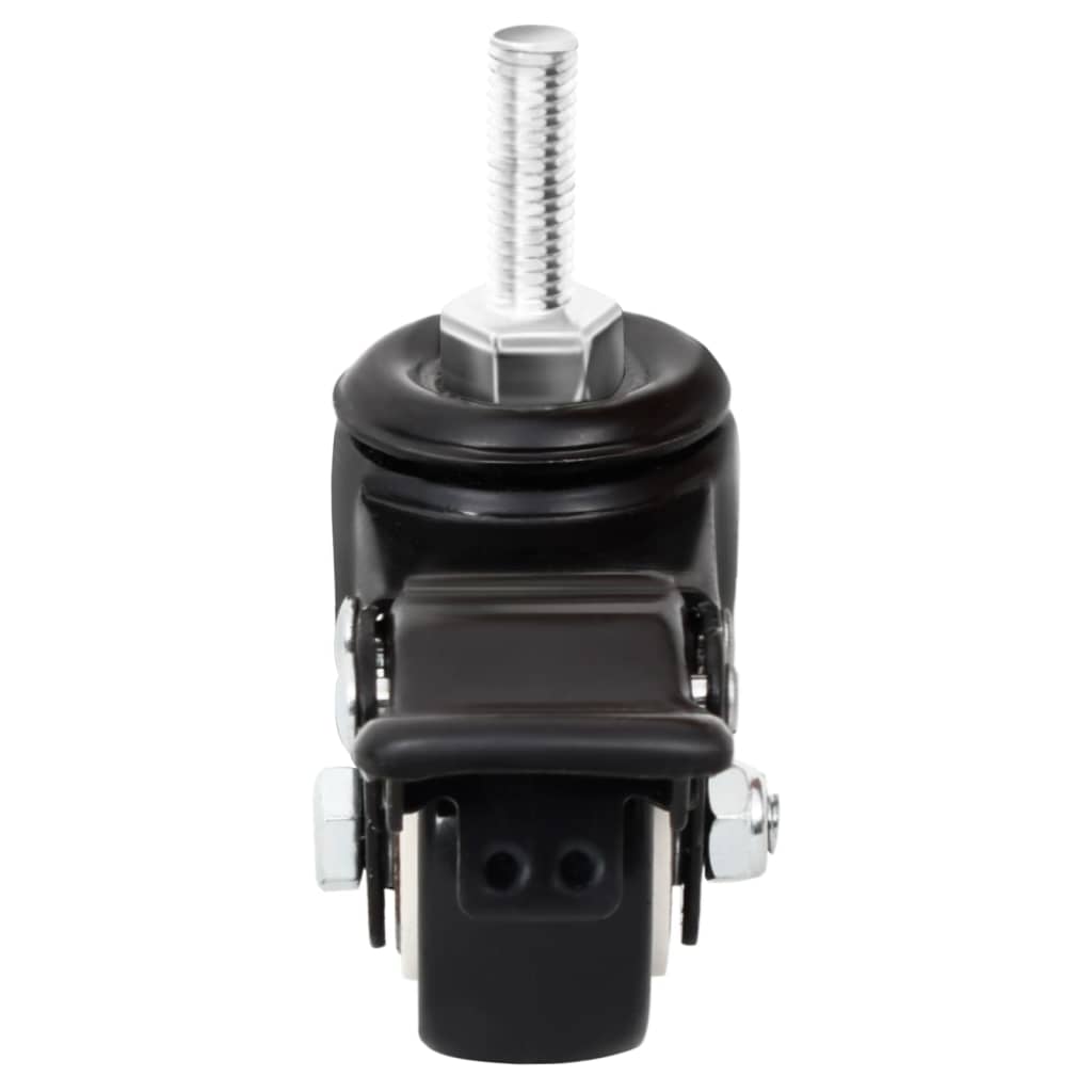 Wheels for plant box 4 pcs. 8x3.5x8 cm iron black - number 8.