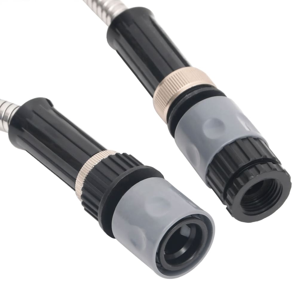 Vrtno crijevo s mlaznicom za prskanje 0,6" nehrđajući čelik srebrna - 15 m - number 5.