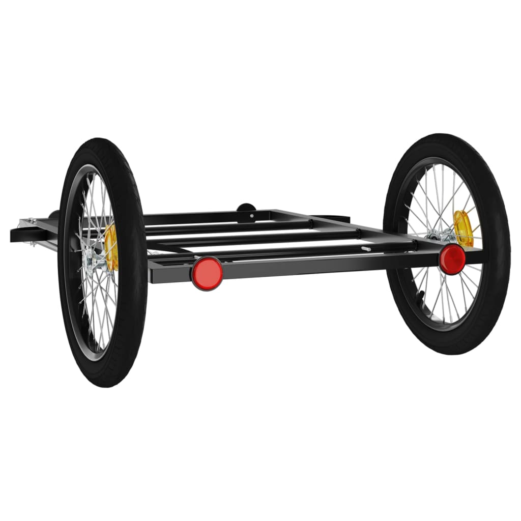 Cykelanhænger jern sort - 135 x 68 x 37 cm - number 7.