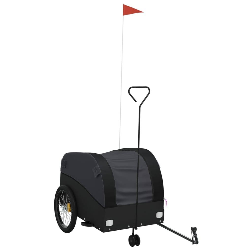 Cykelanhænger 45 kg jern - sort, 63 x 126 x 63 cm - number 2.