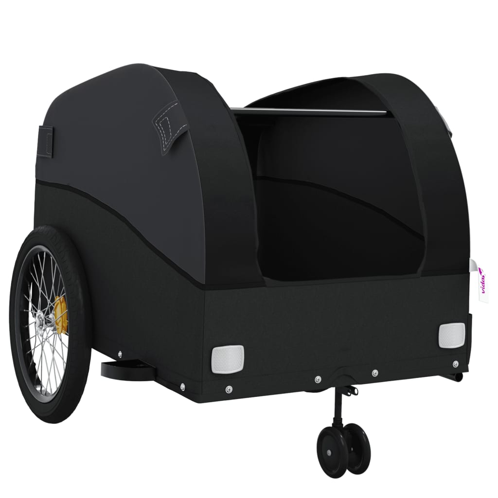 Cykelanhænger 45 kg jern - sort, 63 x 126 x 63 cm - number 5.