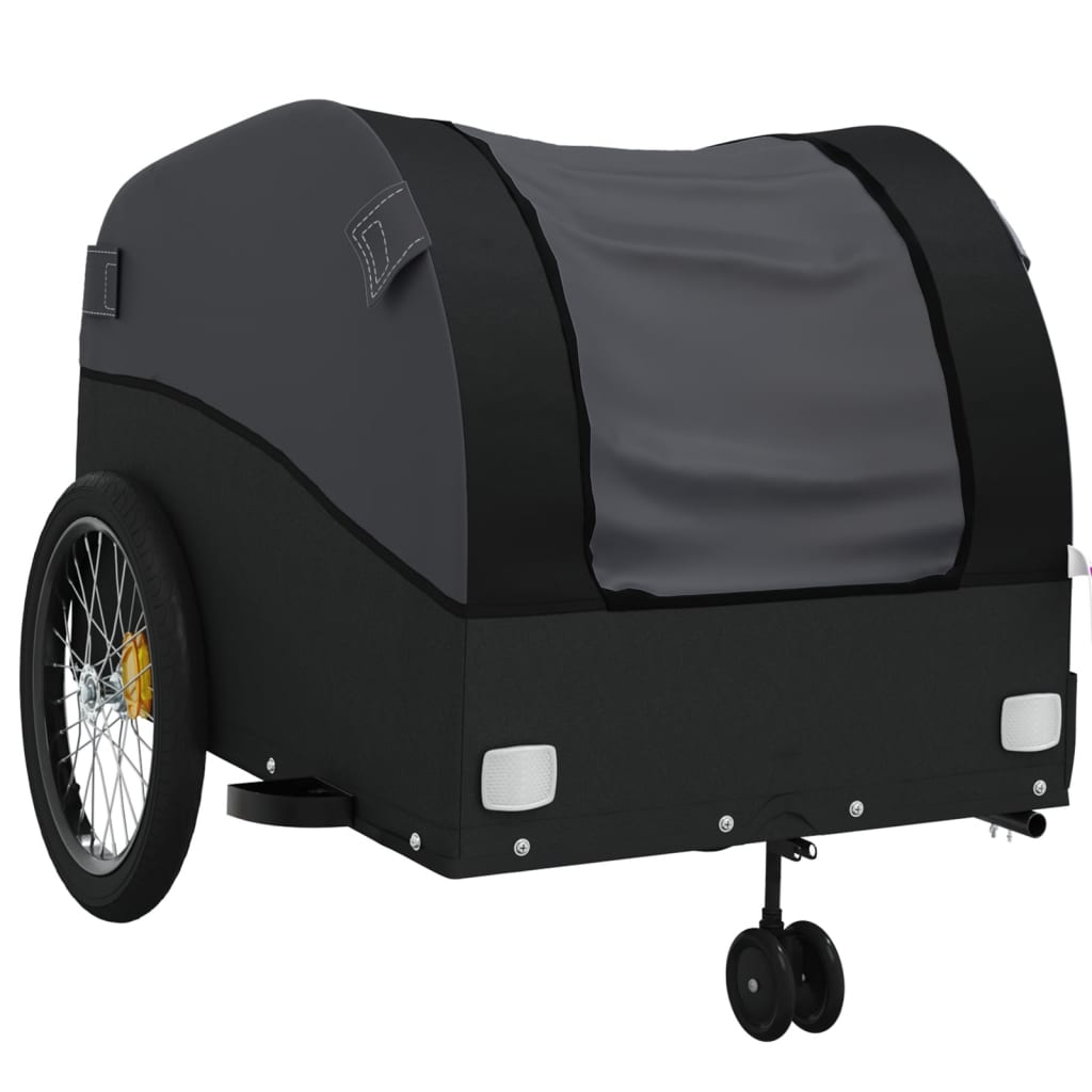 Cykelanhænger 45 kg jern - sort, 63 x 126 x 63 cm - number 4.