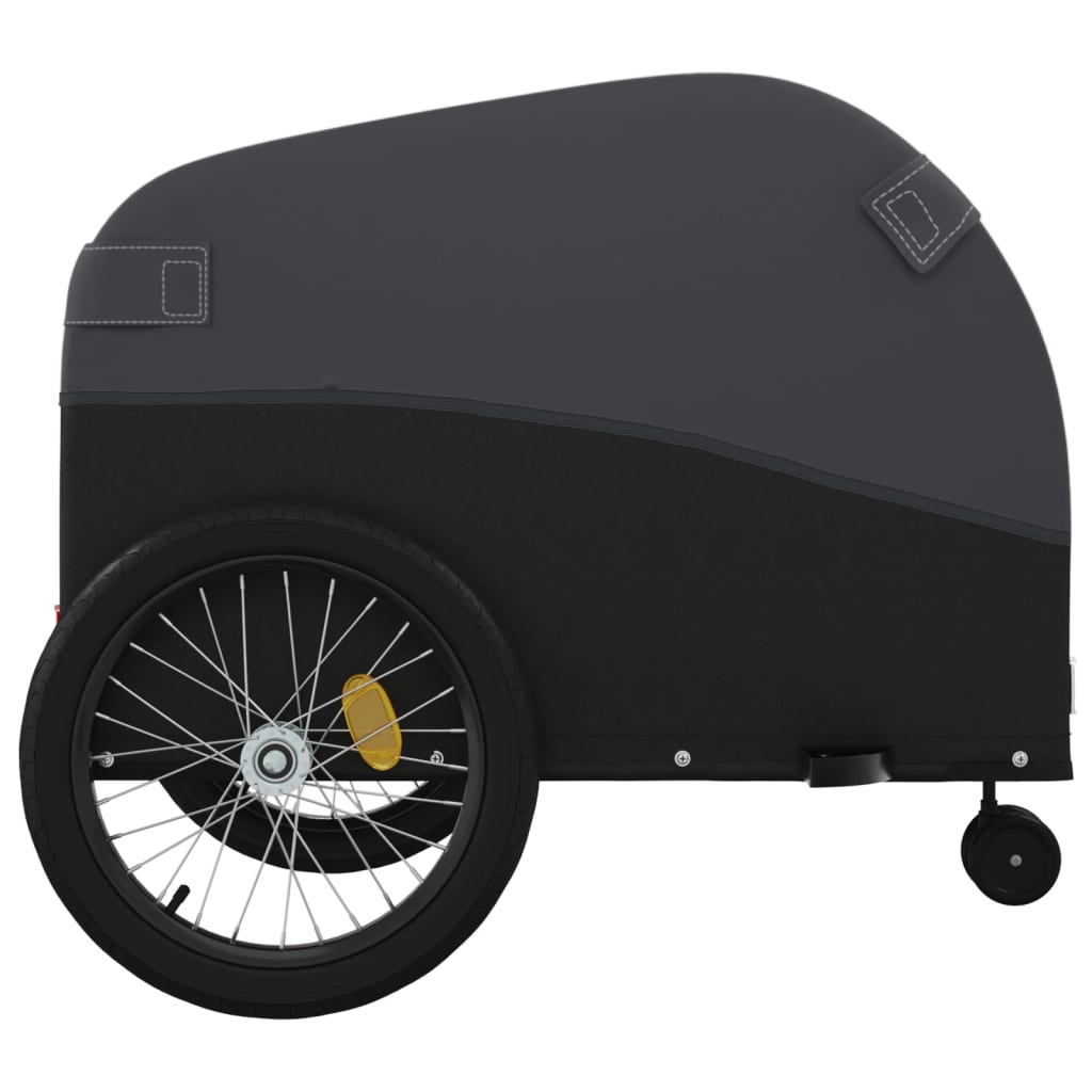 Cykelanhænger 45 kg jern - sort, 63 x 126 x 63 cm - number 7.