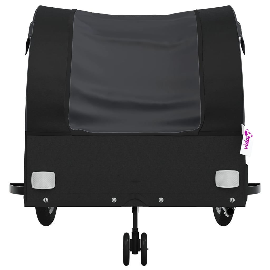 Cykelanhænger 45 kg jern - sort, 63 x 126 x 63 cm - number 6.