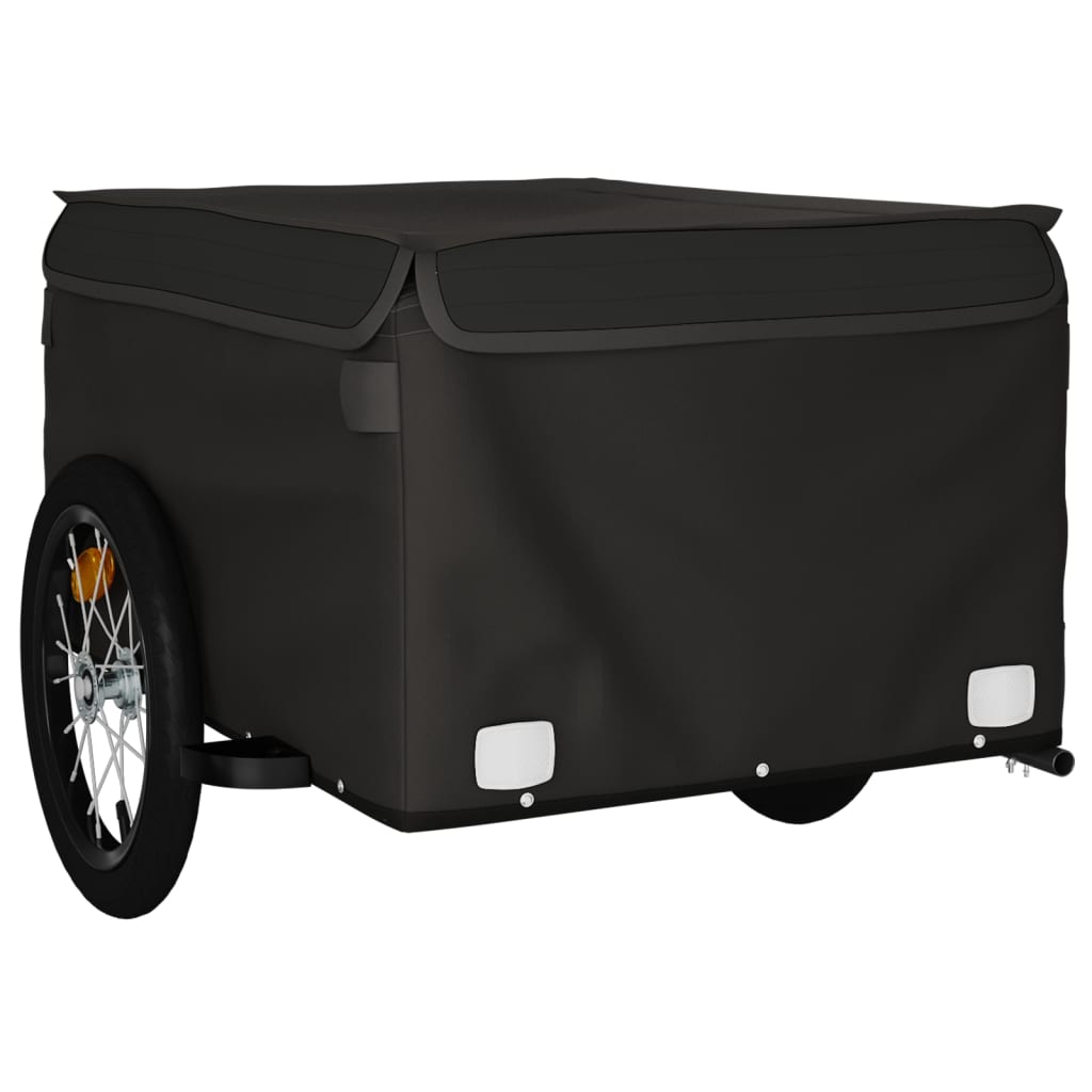 Cykelanhænger 45 kg jern - sort, 124 x 62.5 x 52 cm - number 3.