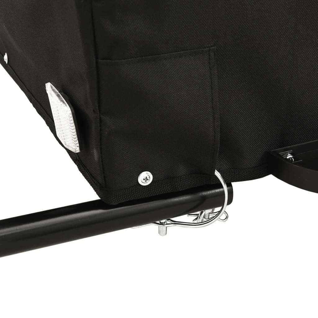 Cykelanhænger 45 kg jern - sort, 124 x 62.5 x 52 cm - number 9.