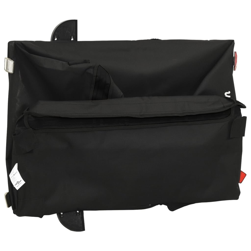 Cykelanhænger 45 kg jern - sort, 124 x 62.5 x 52 cm - number 8.
