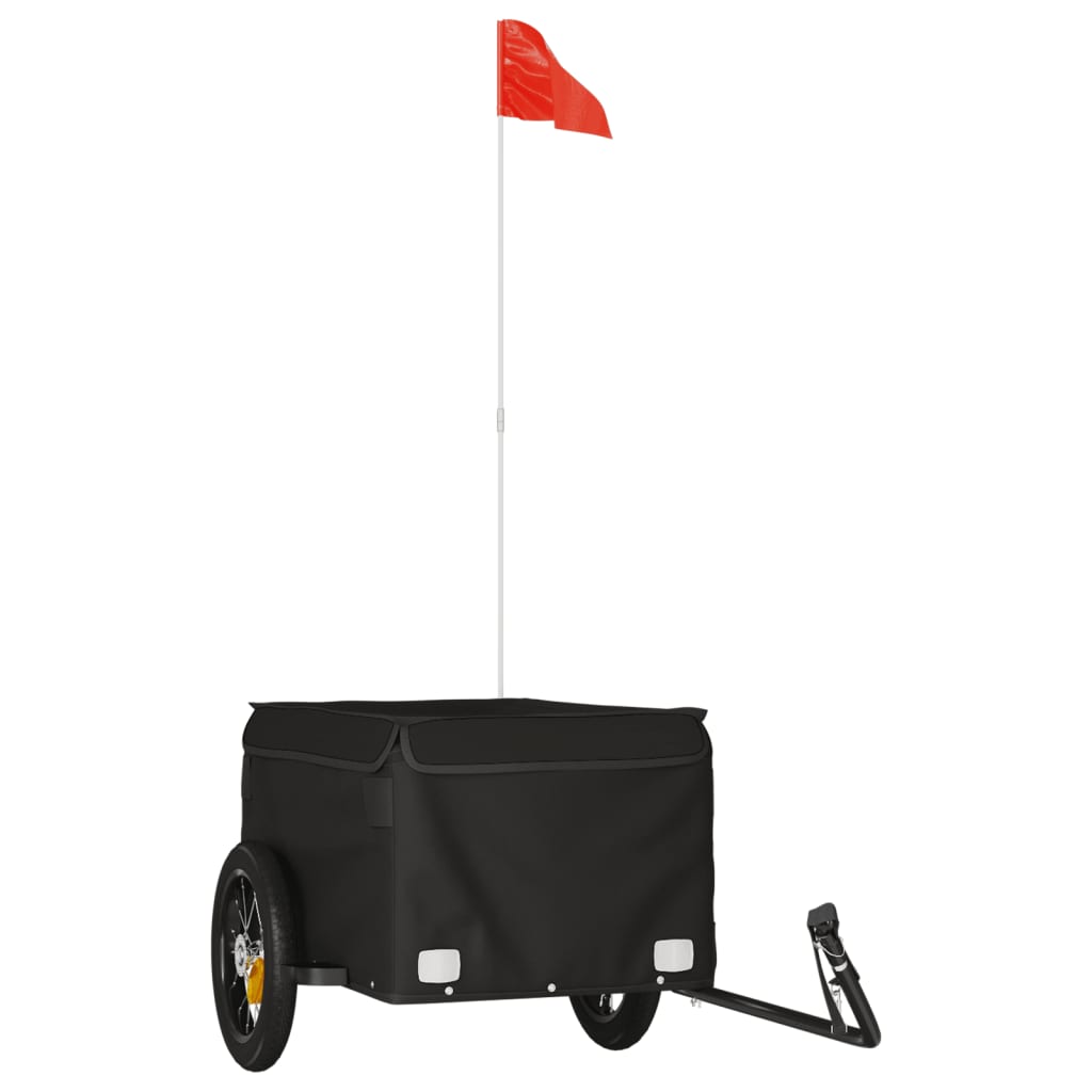 Cykelanhænger 30 kg jern - sort, 120 x 54 x 44 cm - number 2.