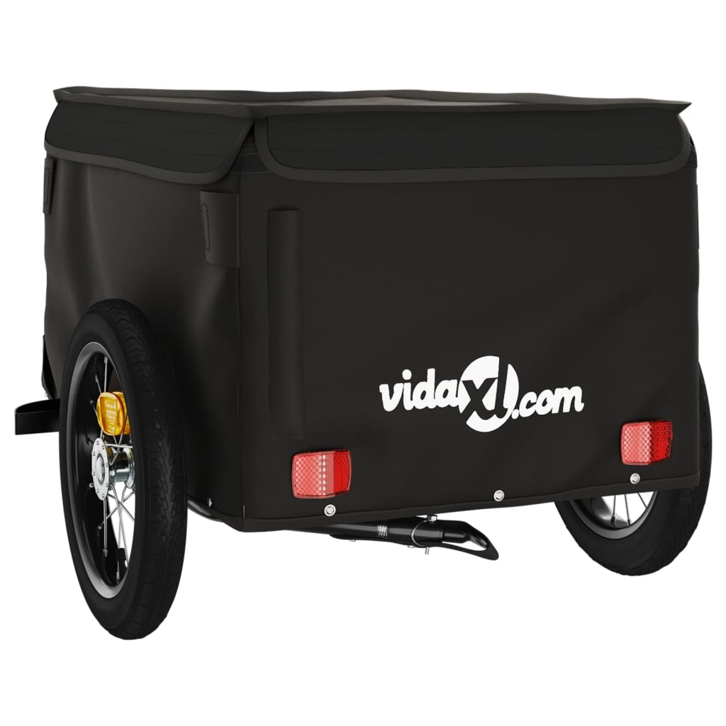Cykelanhænger 30 kg jern - sort, 120 x 54 x 44 cm - number 8.