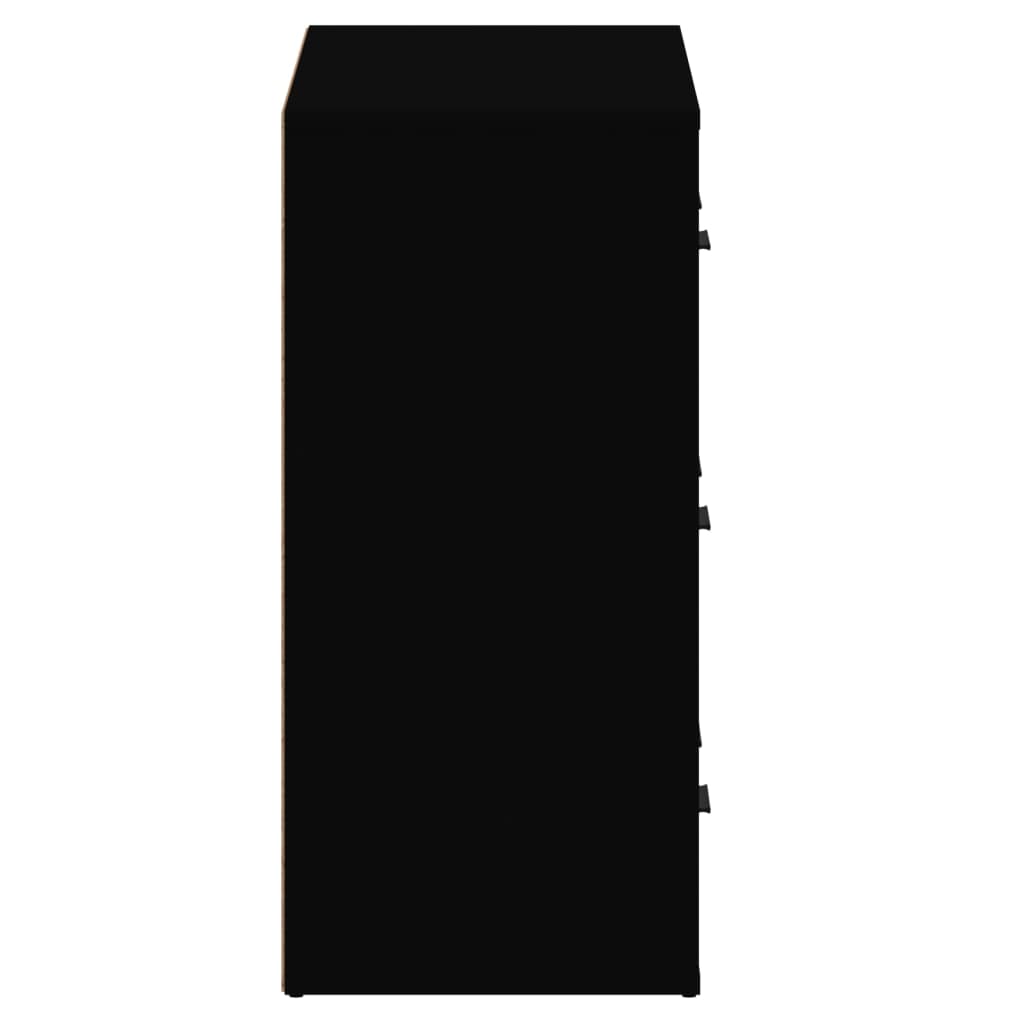 Skænke stk. konstrueret træ - sort, 2 - number 7.