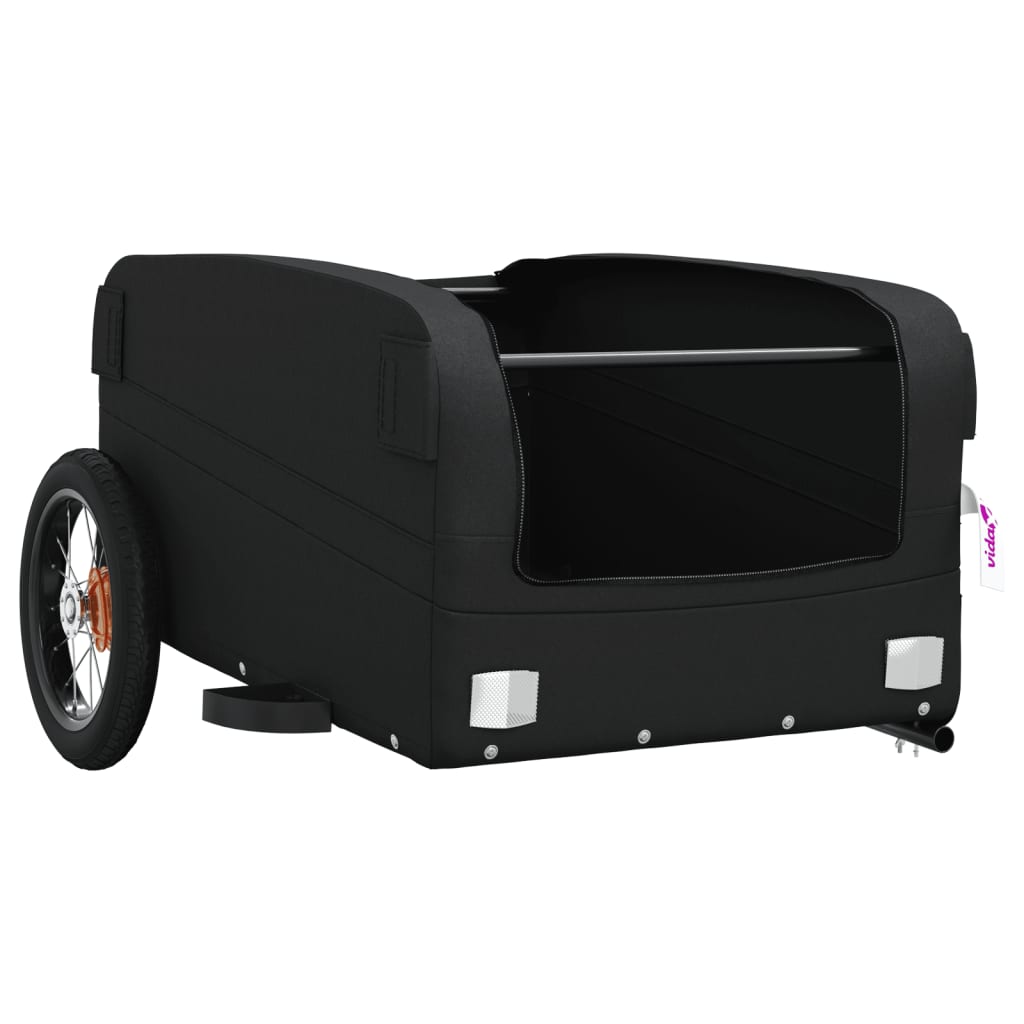 Cykelanhænger 30 kg jern - sort, 122 x 52.5 x 42.5 cm - number 5.