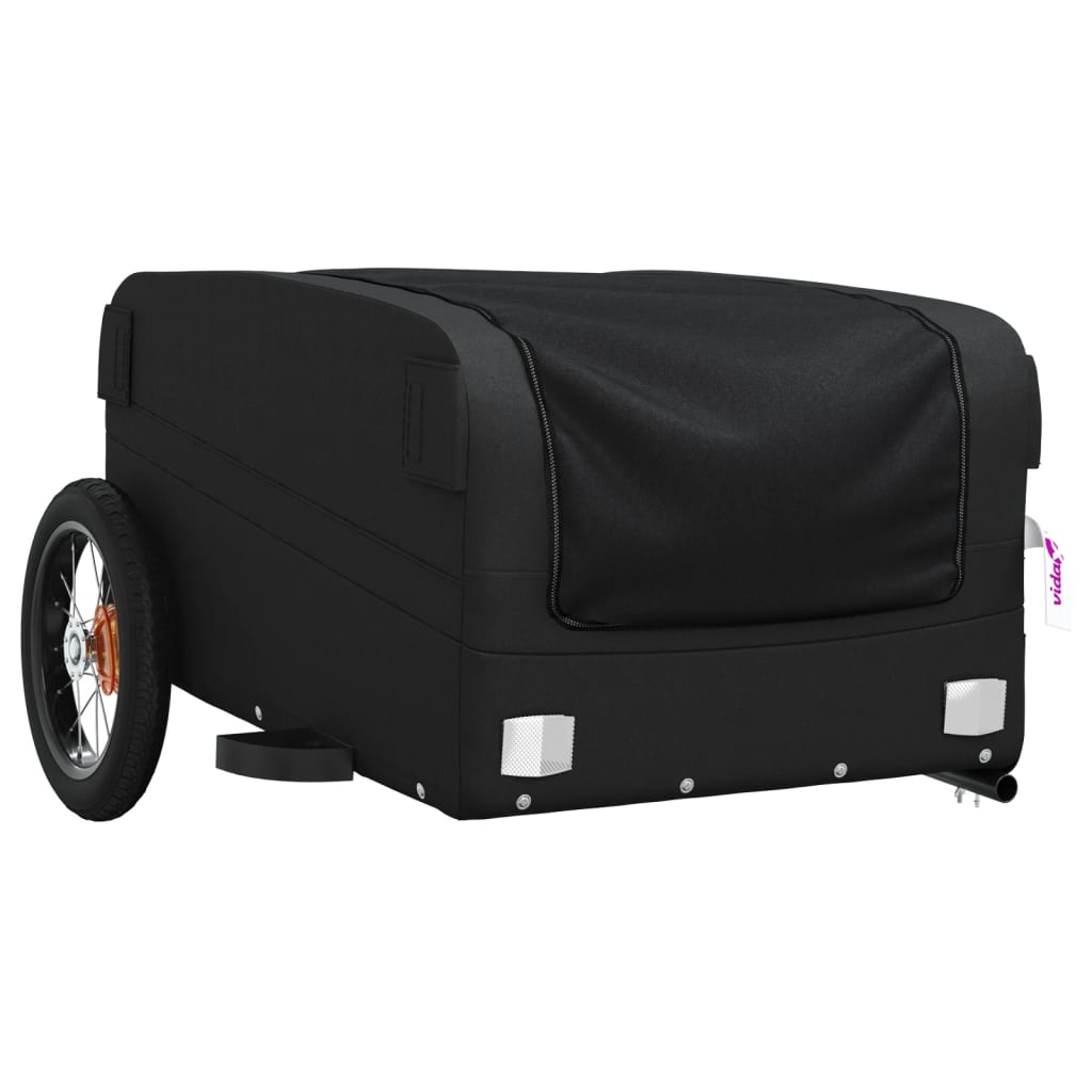 Cykelanhænger 30 kg jern - sort, 122 x 52.5 x 42.5 cm - number 4.