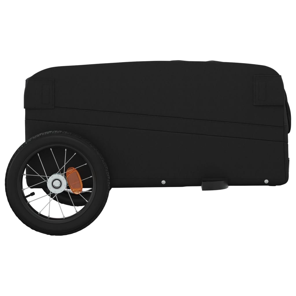 Cykelanhænger 30 kg jern - sort, 122 x 52.5 x 42.5 cm - number 7.