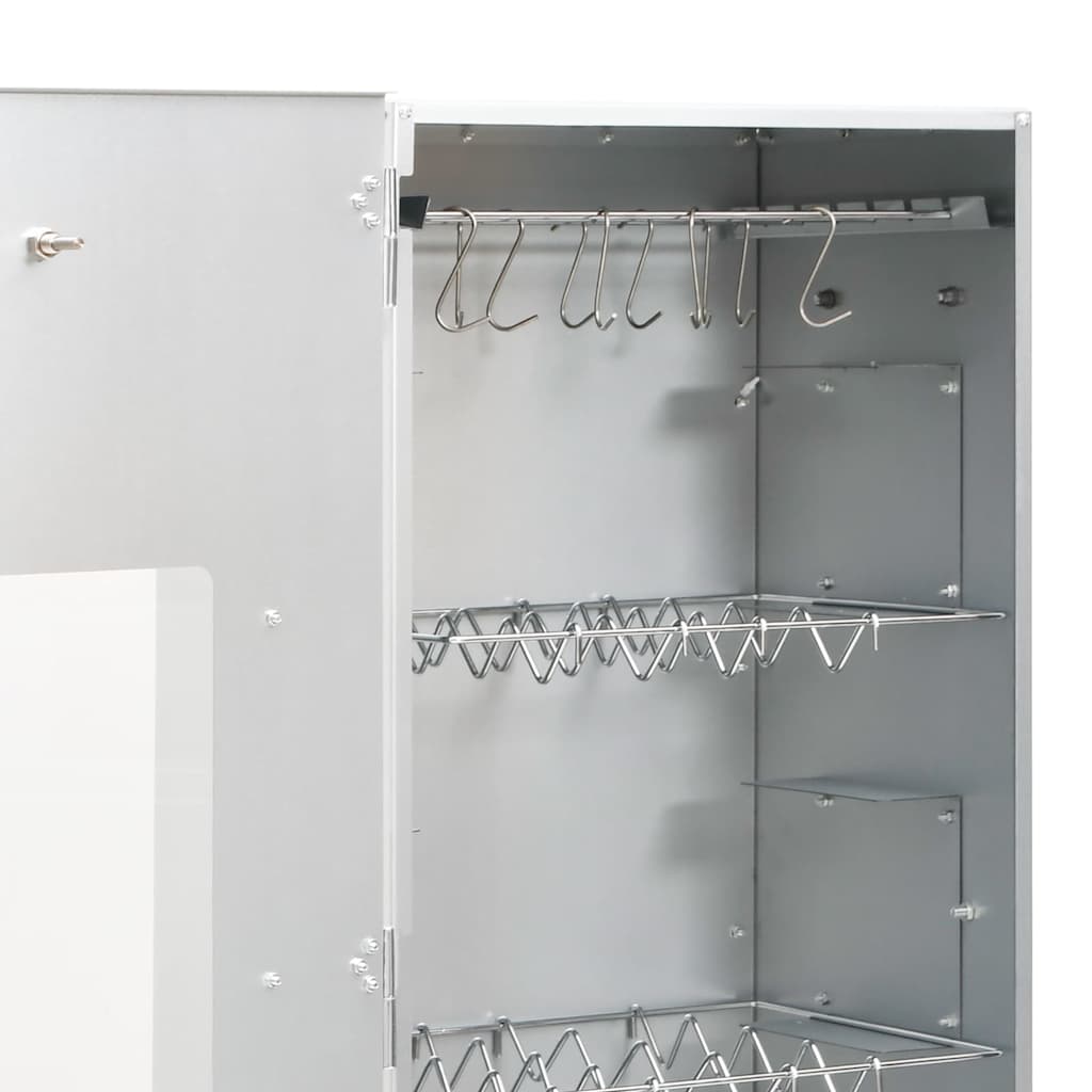 Smoking oven with smoke chips 44.5x29x110 cm galvanized steel - number 8.