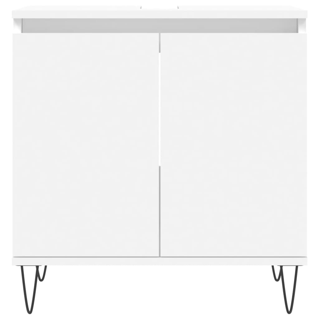 Dijelovi kupaonskog ormarića konstruirano drvo - bijeli, 1 - number 6.