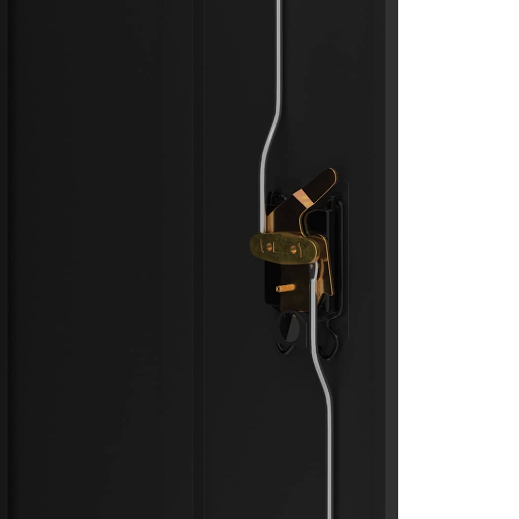 Ormar za prijavu 90x40x70 cm čelik crna - number 8.