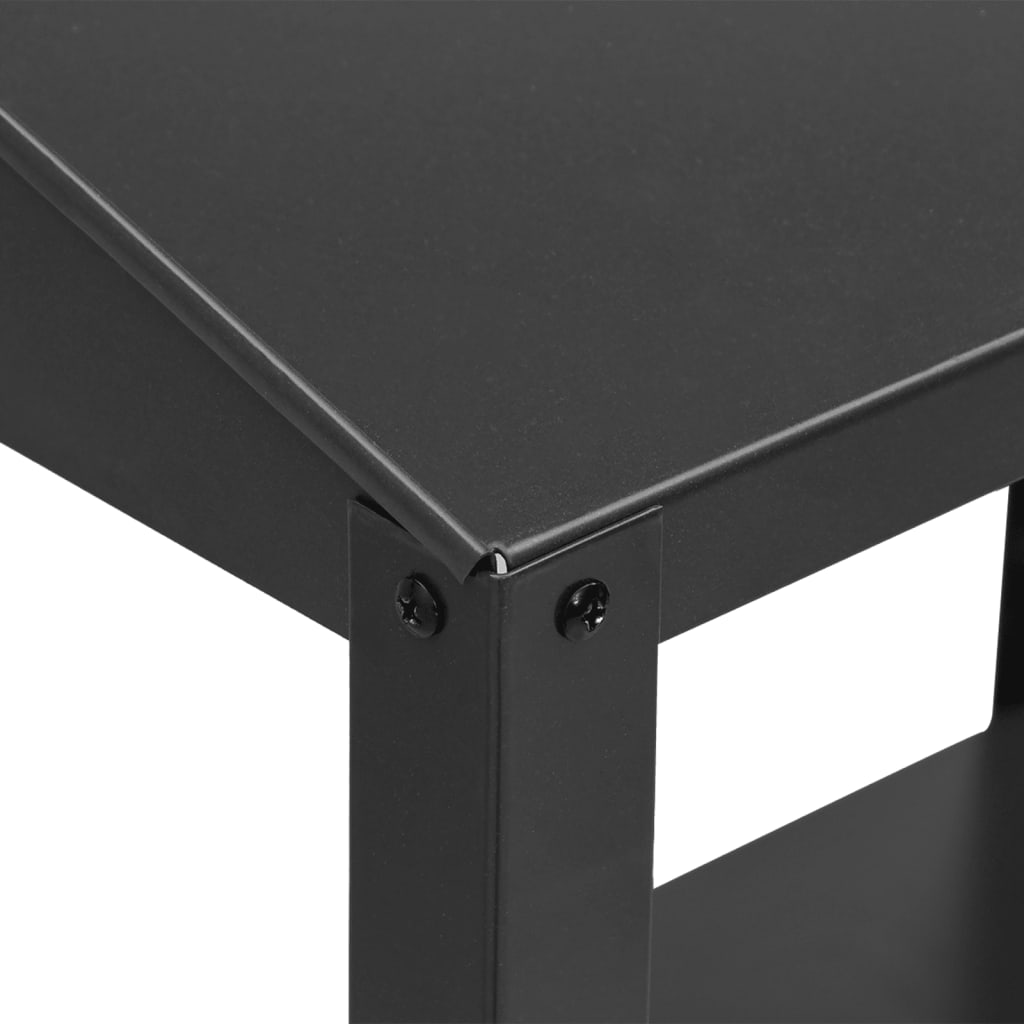 Plant stand 56.5x54.5x100 cm galvanized steel anthracite grey - number 6.