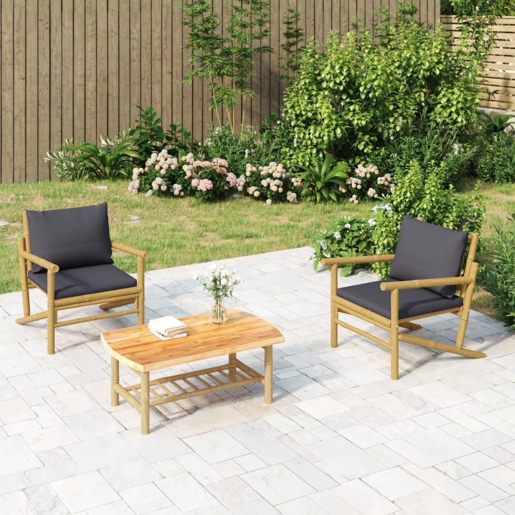 Havebord 90x55x37 cm bambus - brun, 1, bord - number 1.