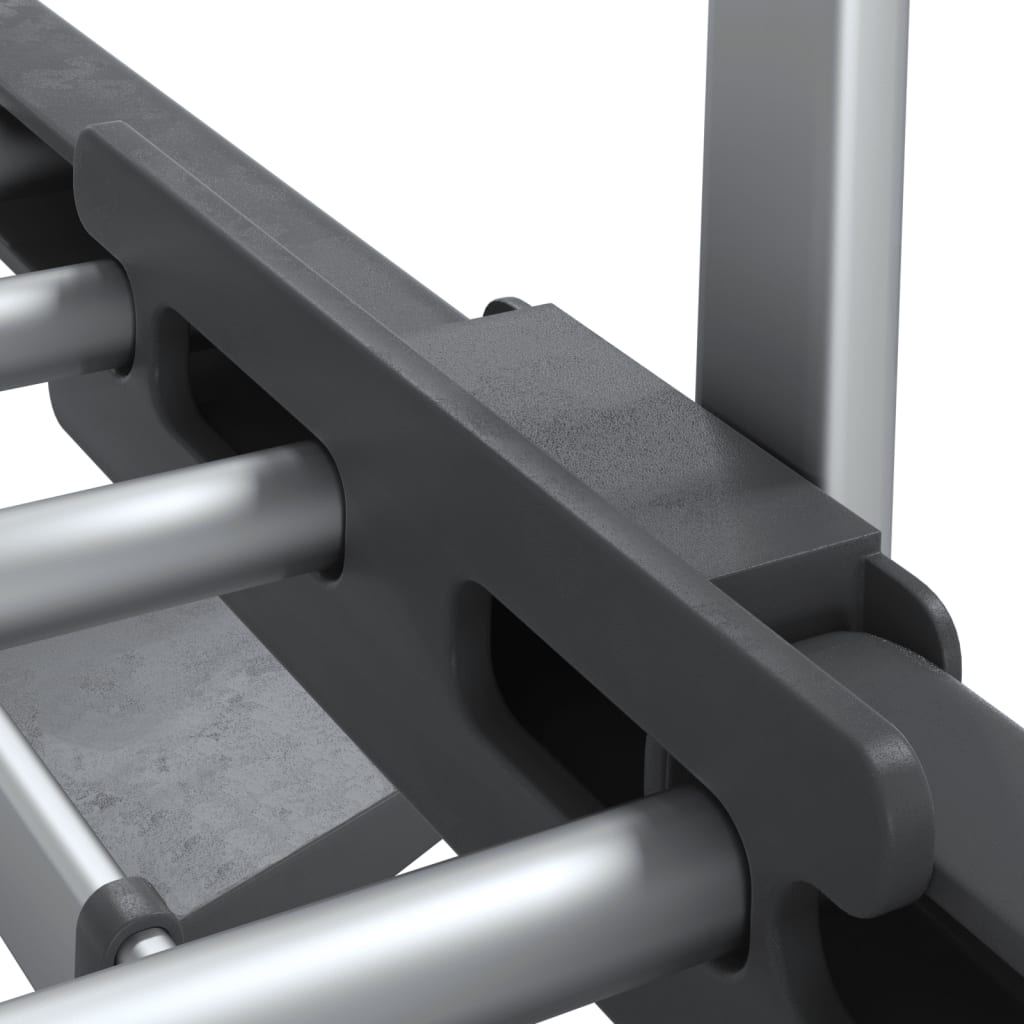 Drying rack for bathroom 77x52x192 cm aluminium - number 6.