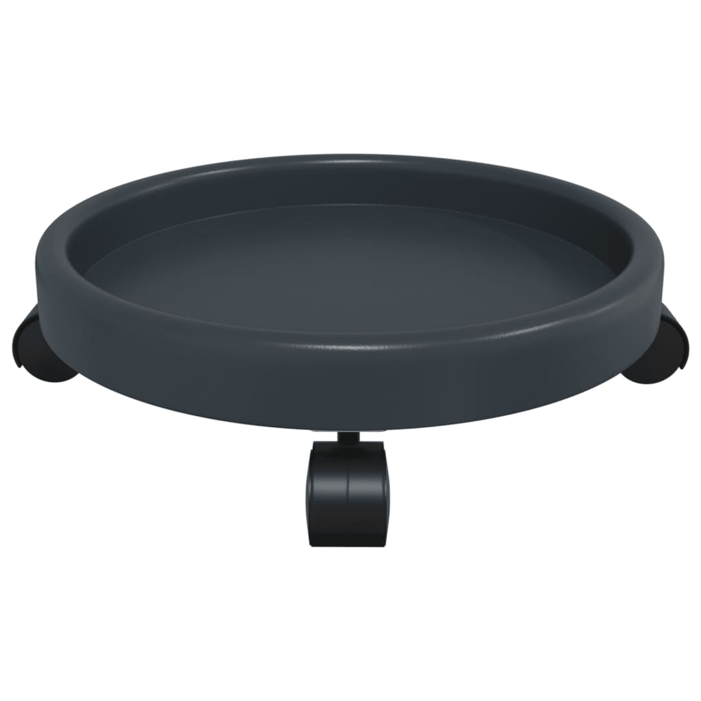 Plant cars with wheels 2 pcs. diam. 34 cm 35 kg gray - number 6.