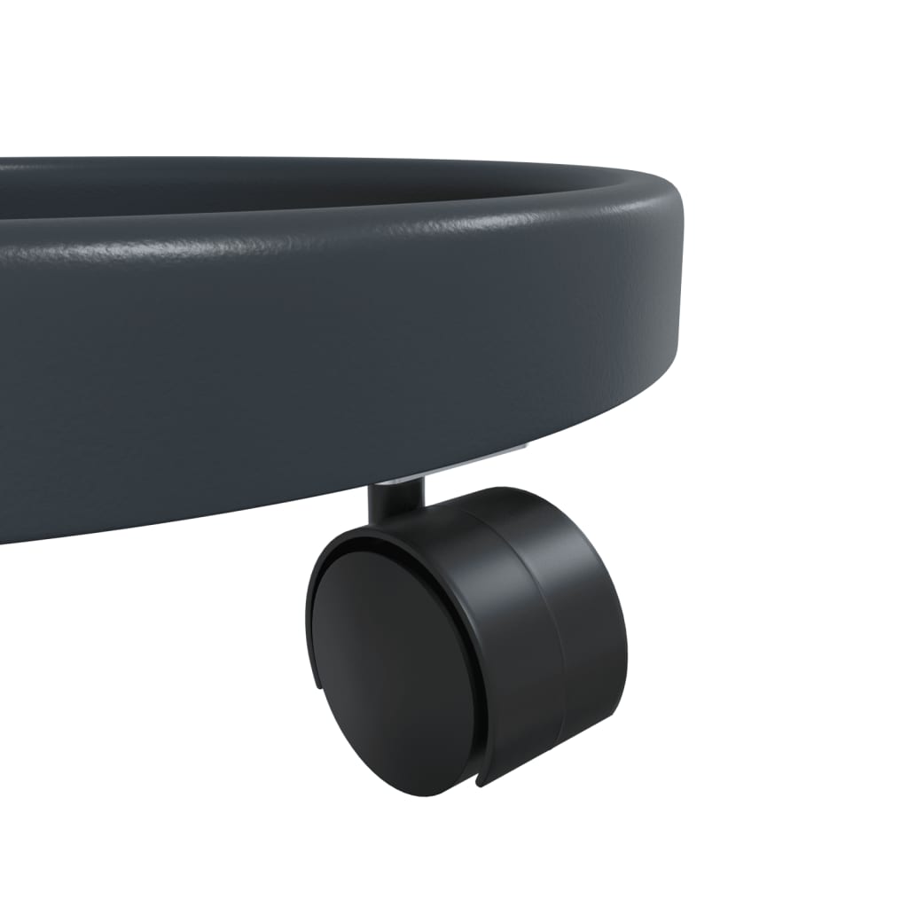 Plant cars with wheels 2 pcs. diam. 34 cm 35 kg gray - number 8.