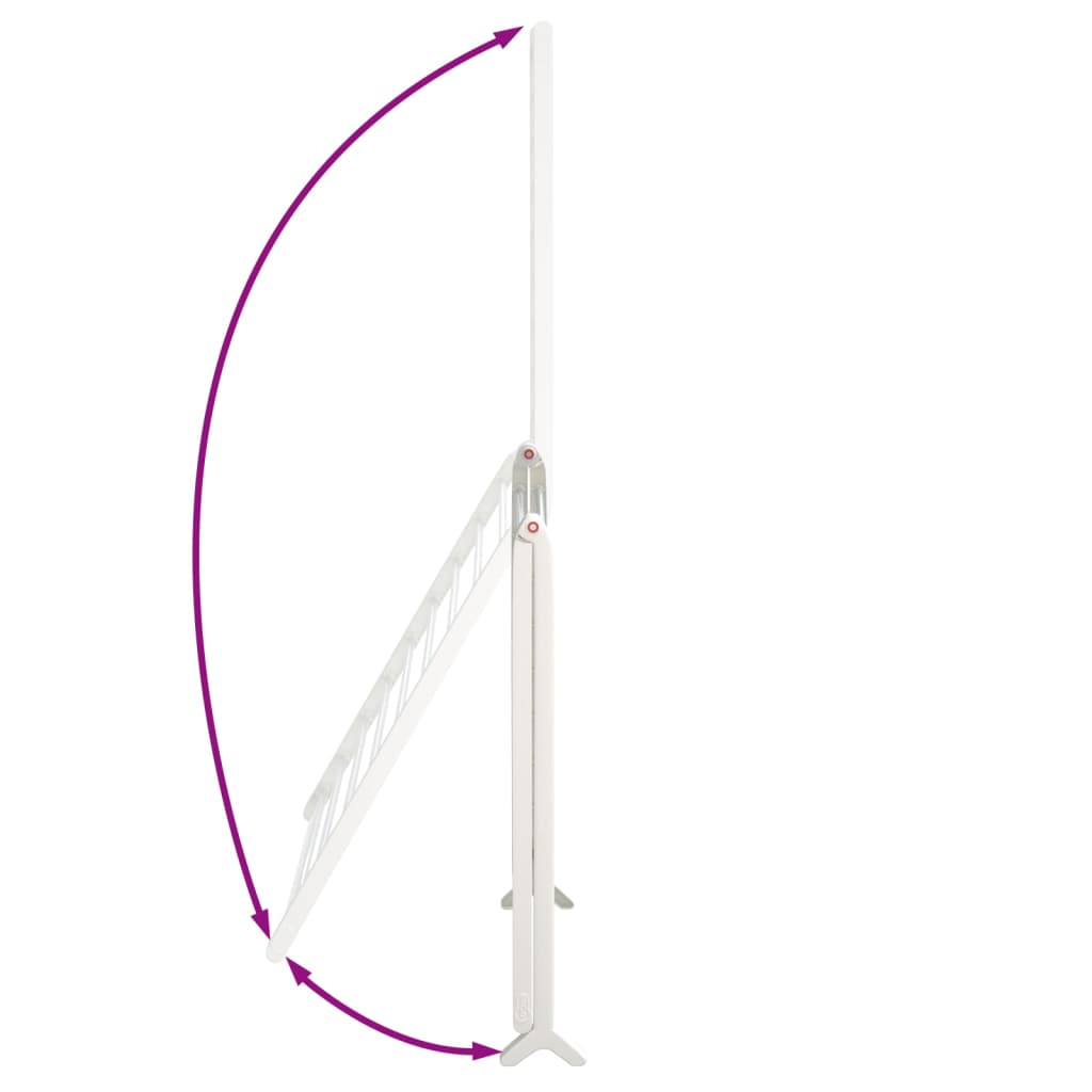 Drying rack for bathtubs 53-90 cm expandable aluminium - number 7.