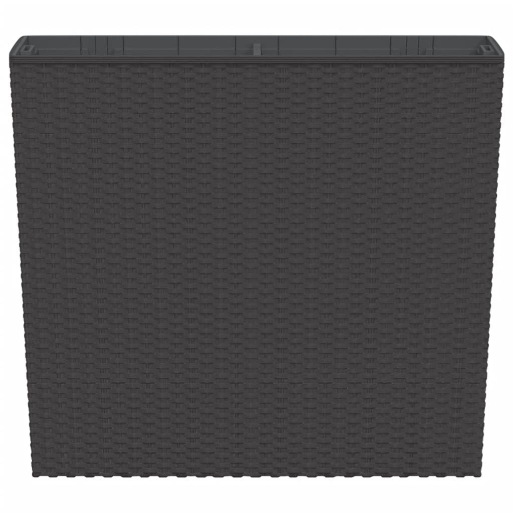 Biljna staklenka 12/44 l umjenjivi napor pp rattanlook - brown, 1 - number 4.