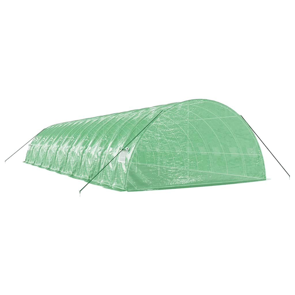 Serra con struttura in acciaio 96 m² 16x6x2,85 m - bianco, 22 x 6 x 2,85 m, 1 - number 6.