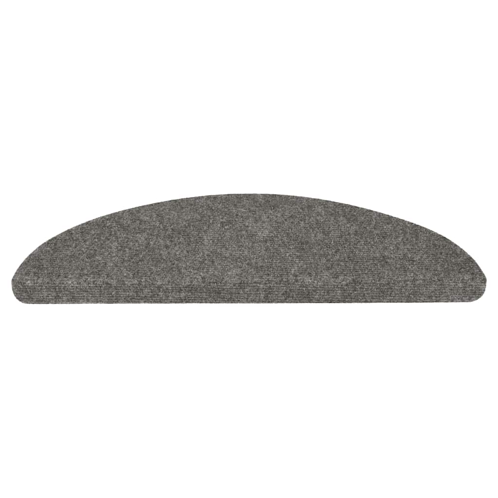 Tapis d'escalier autocollants pcs. 56x17x3 cm - gris, 10, demi-rond (56 x 17 cm) - number 4.