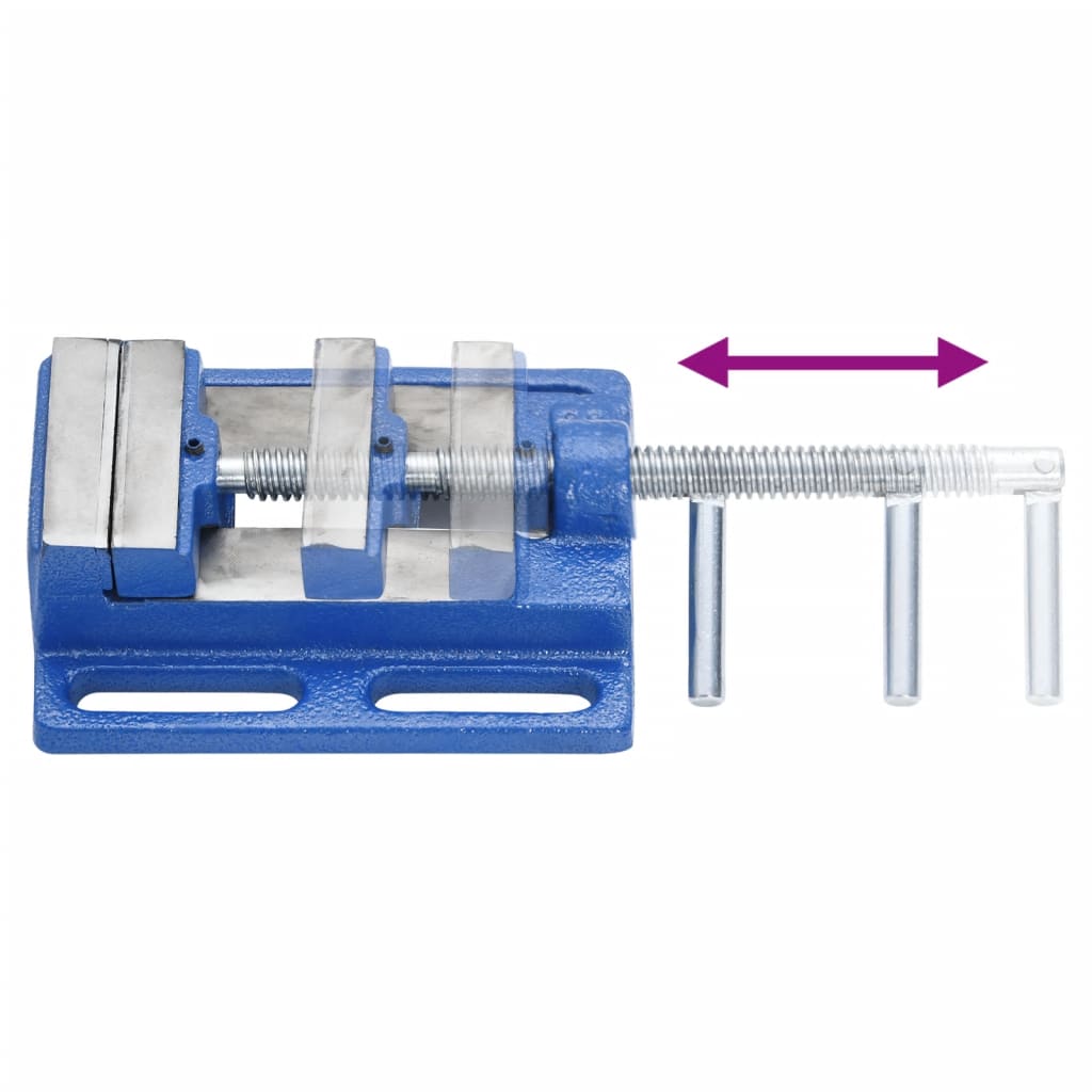 Škripac od lijevanog željeza plavi - 76 mm, 1 - number 5.