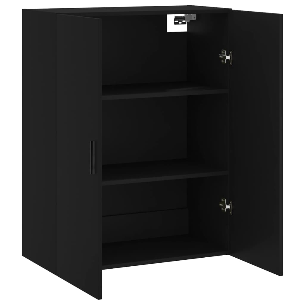 Wall-mounted cabinet 69.5x34x90 cm - black, 1 - number 6.