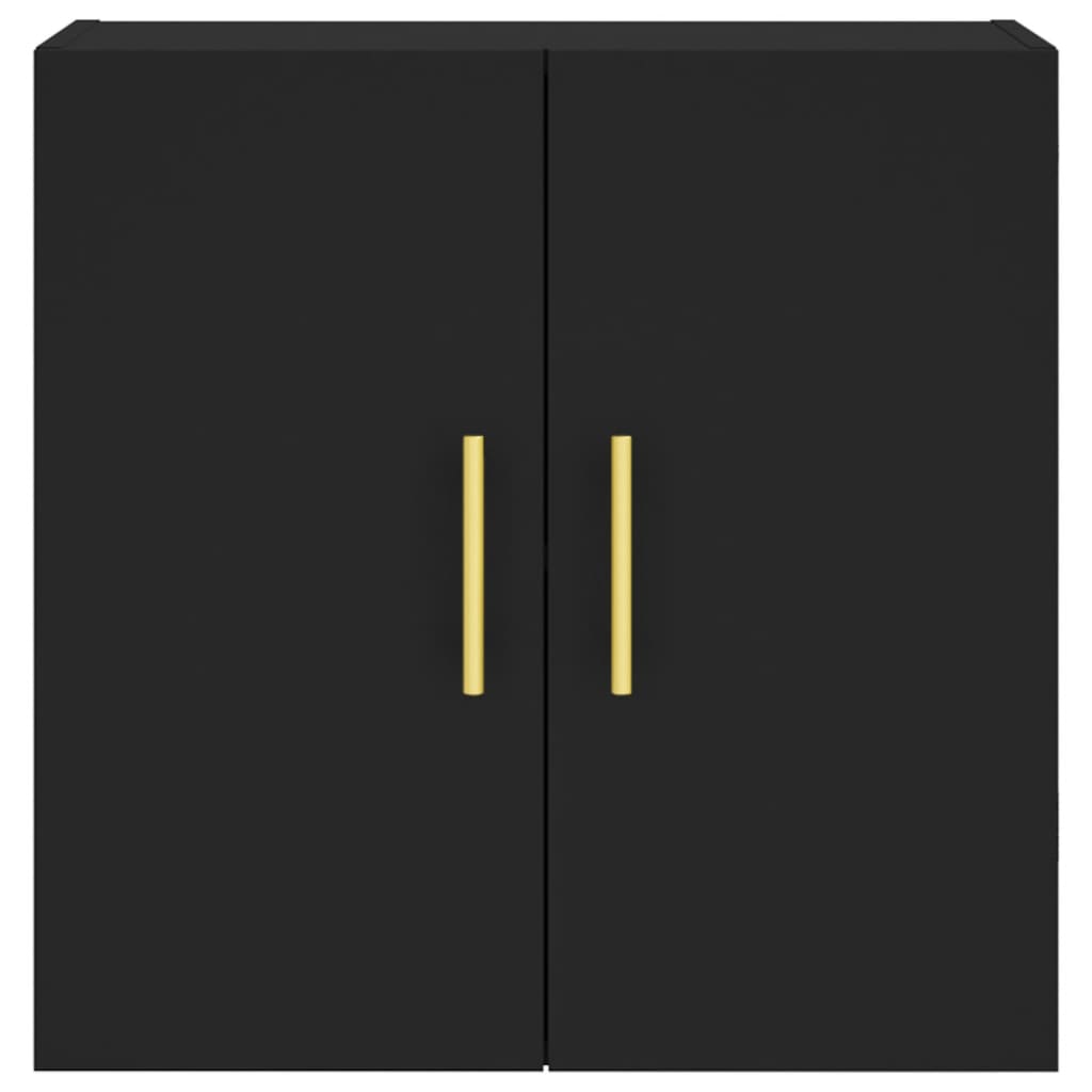 Vægskab 60x31x60 cm konstrueret træ - sort, ooo 1, 1, x - number 5.