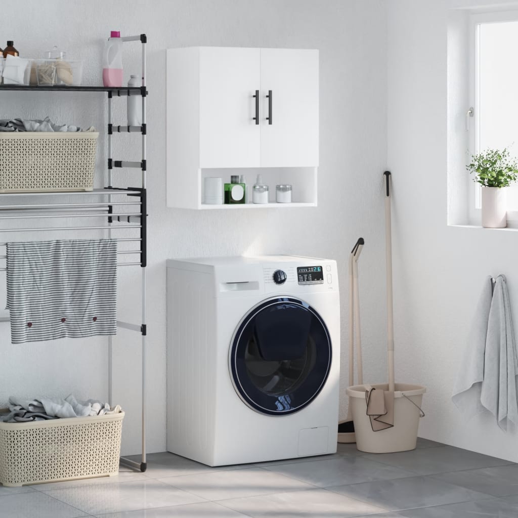 Vægskab 60x31x70 cm konstrueret træ - hvid, ooo 2, 1, x - number 1.