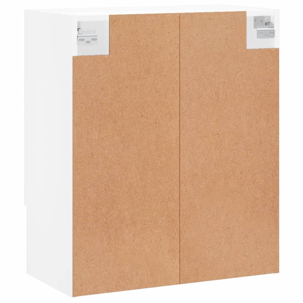 Vægskab 60x31x70 cm konstrueret træ - hvid, ooo 2, 1, x - number 8.